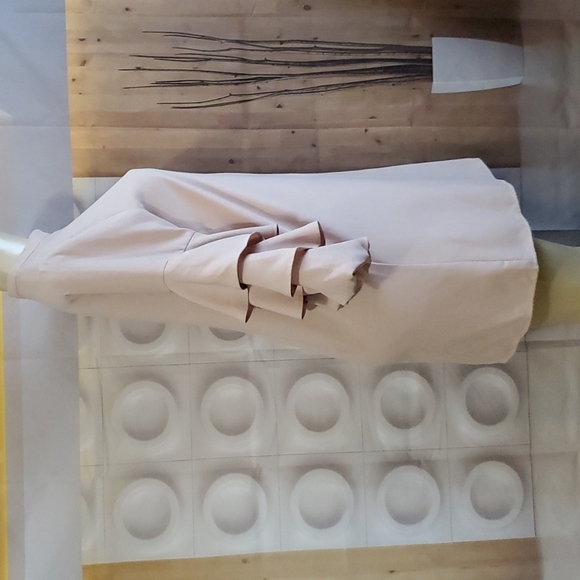 Zara Tan color ruffle sleeve mini dress Size M - Picture 4 of 8